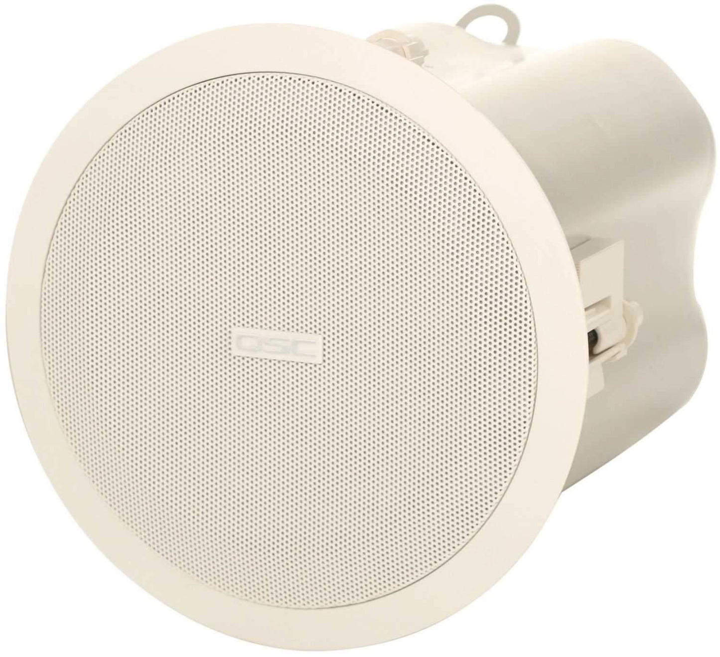 QSC AD-C42T-WH 4-in 2-way Ceiling Speaker wh (pr) - ProSound and Stage Lighting