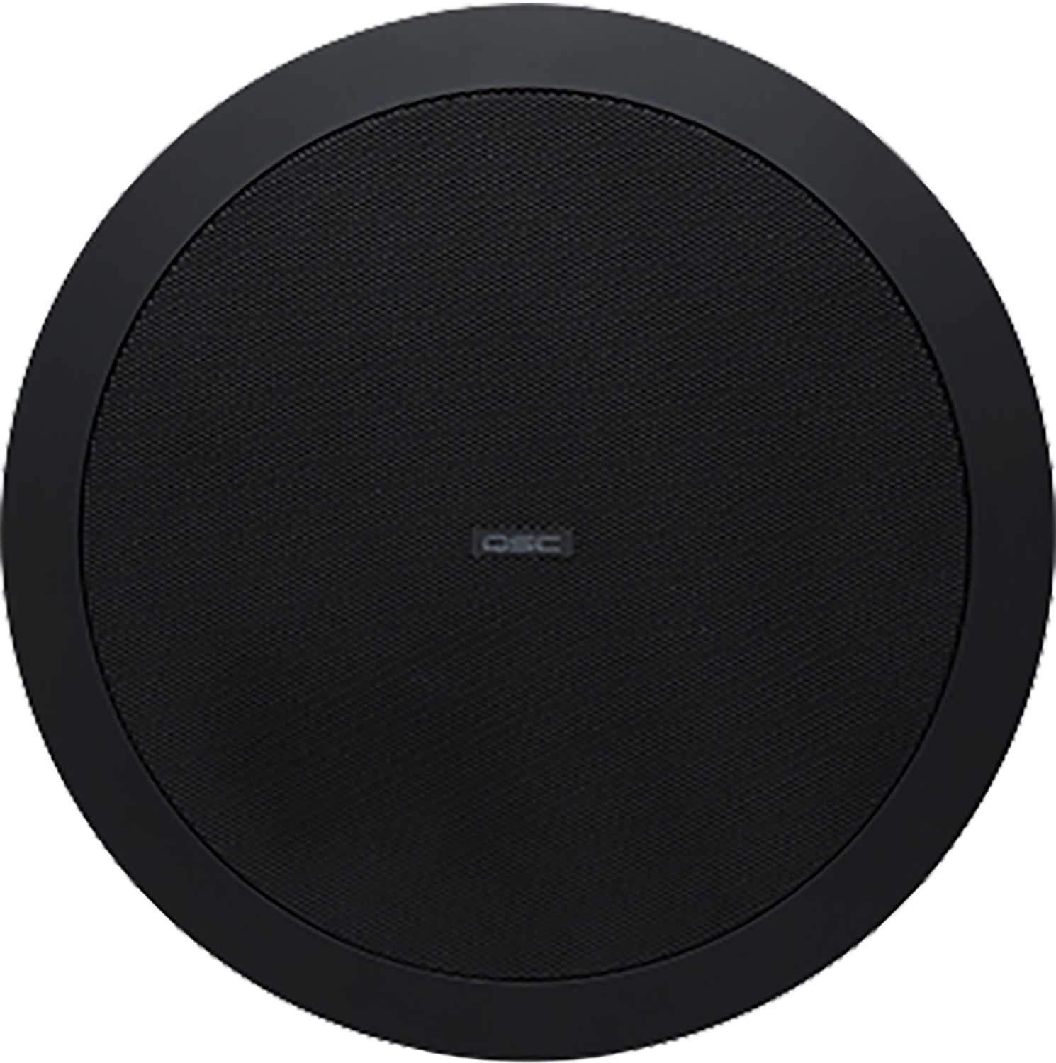 QSC AD-C6T-BK 6-Inch Two-way Ceiling Speaker - ProSound and Stage Lighting