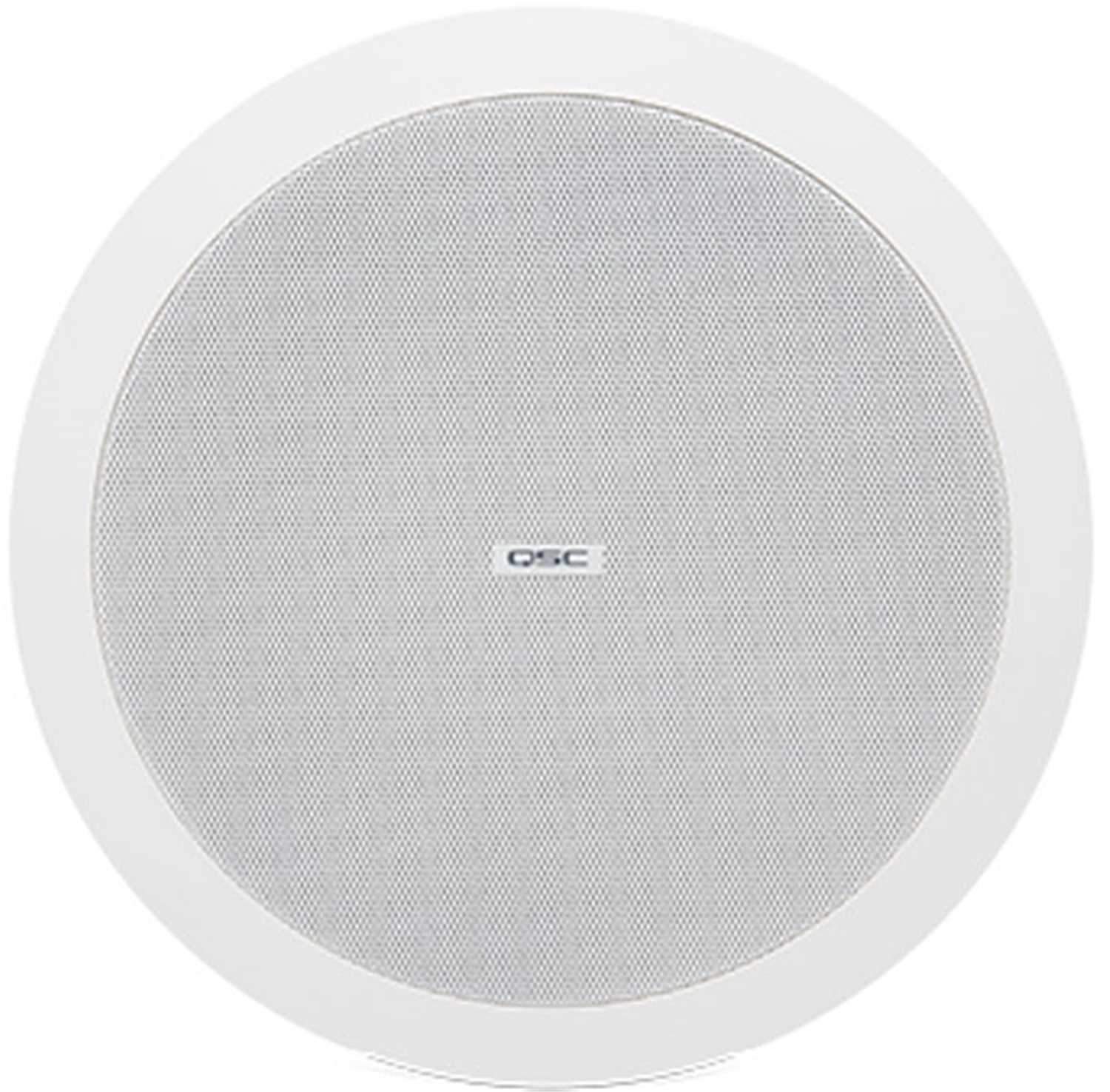 QSC AD-C6T-WH 6-Inch Two-way Ceiling Speaker White - ProSound and Stage Lighting