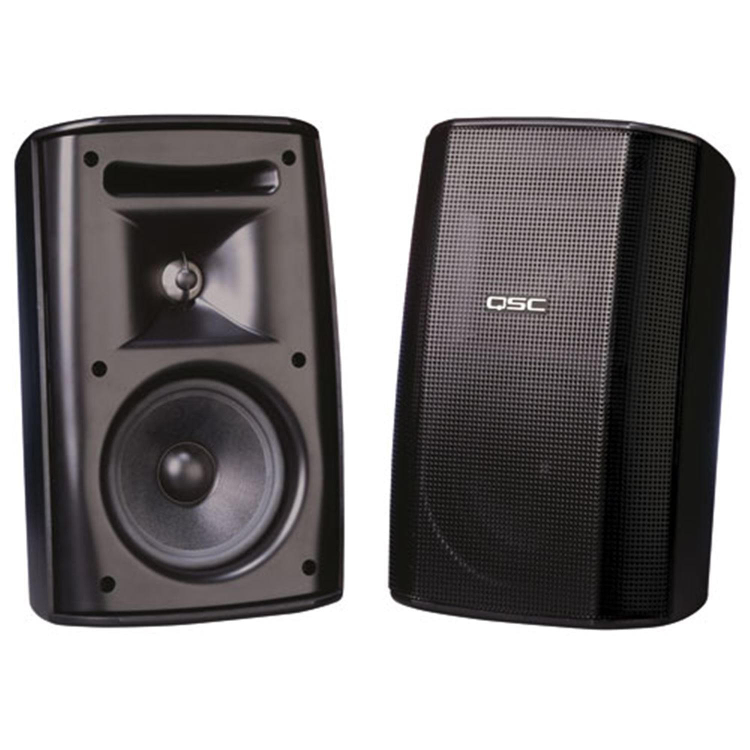 QSC AD-S52T Surface Mount Speaker 5.25in blk (pr) - Solotech