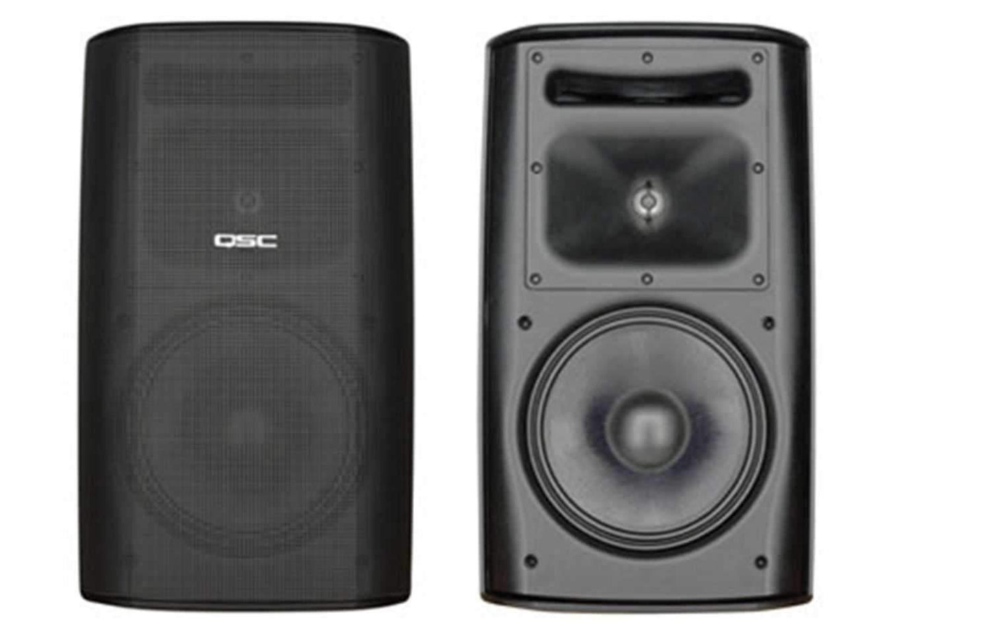 QSC ADS82H Acoustic Design 8 2 Way Speaker - Black - Solotech