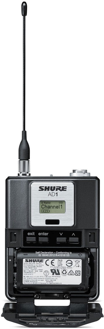 Shure AD1 Axient Digital Beltpack Transmitter - Solotech