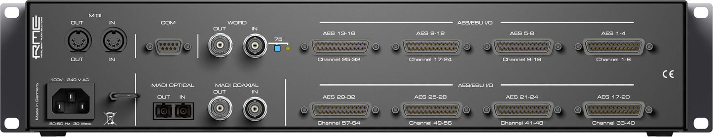 RME ADI6432 R 24 Bit / 192 Kilohertz 2x64-Channel MADI to AES/EBU Converter - PSSL ProSound and Stage Lighting