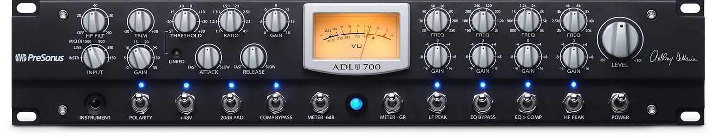 PreSonus ADL 700 High Voltage Tube Channel Strip - Solotech