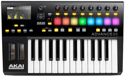 AKAI Advance 25 USB MIDI Keyboard & DAW Controller - Solotech