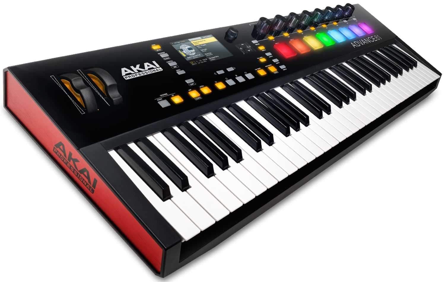 AKAI Advance 61 USB MIDI Keyboard & DAW Controller - Solotech