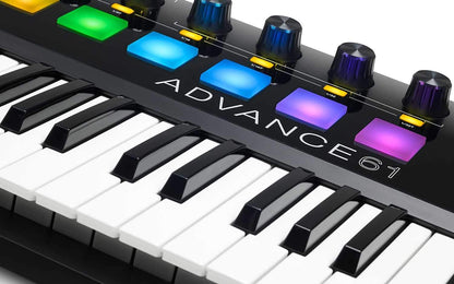 AKAI Advance 61 USB MIDI Keyboard & DAW Controller - Solotech