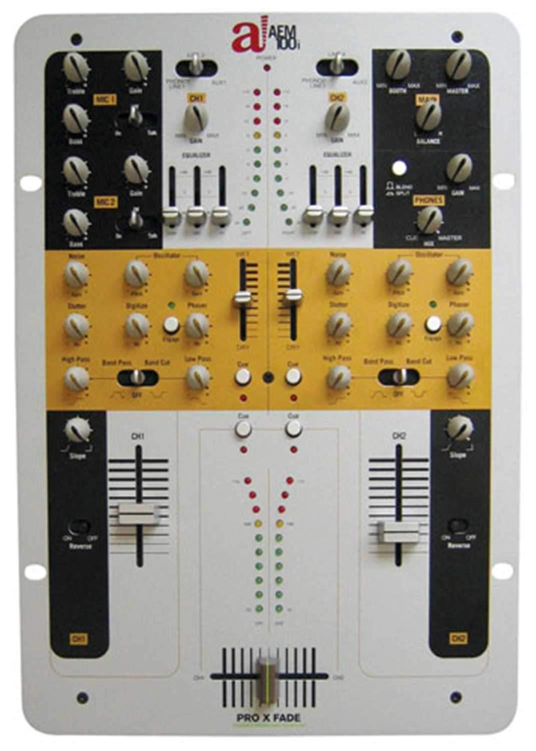 Audio Innovate AEM-100I DJ Mixer with Oscillator - Solotech