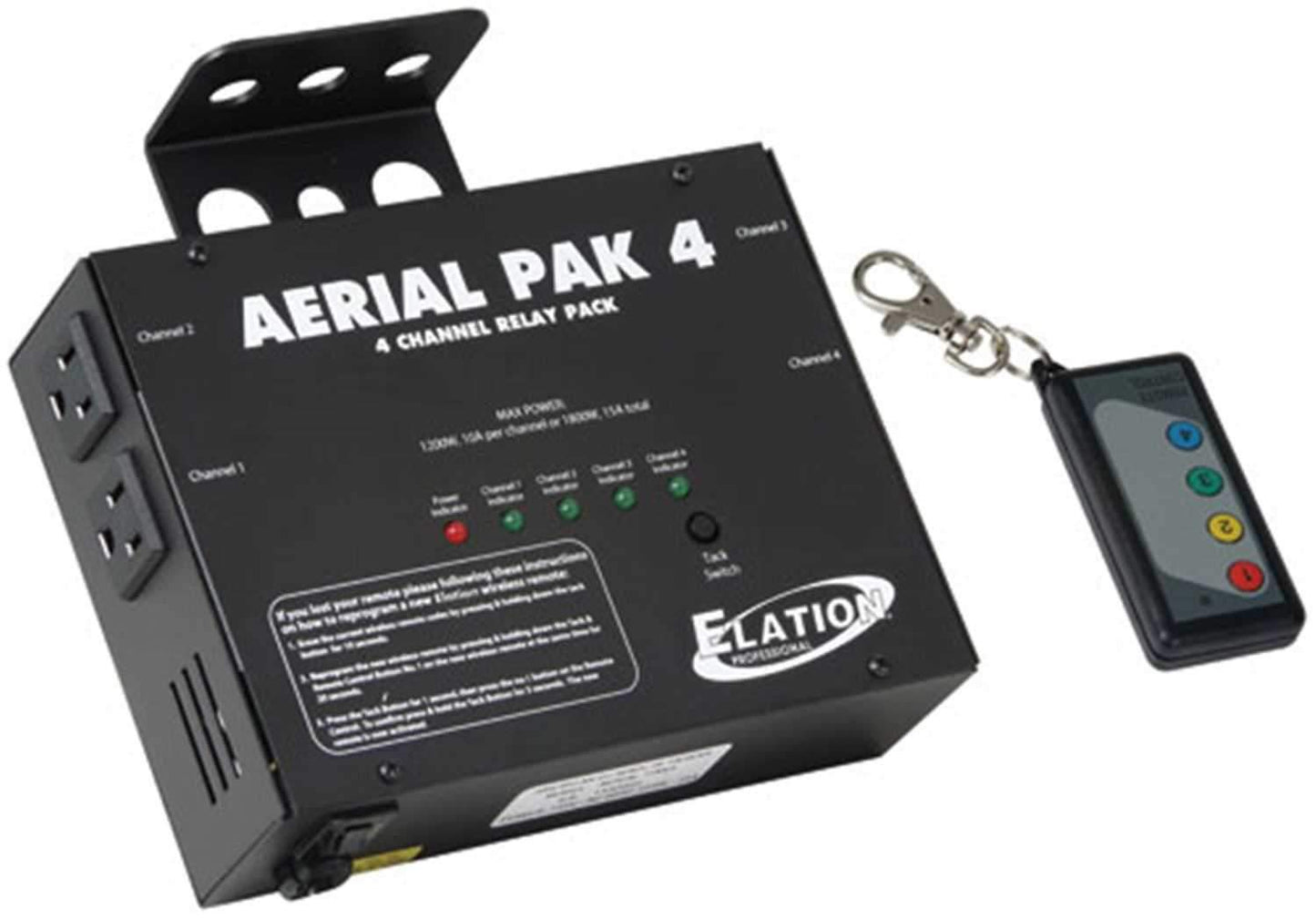 Elation AERIALPAK4 4-Channel Relay Power Pack - Solotech