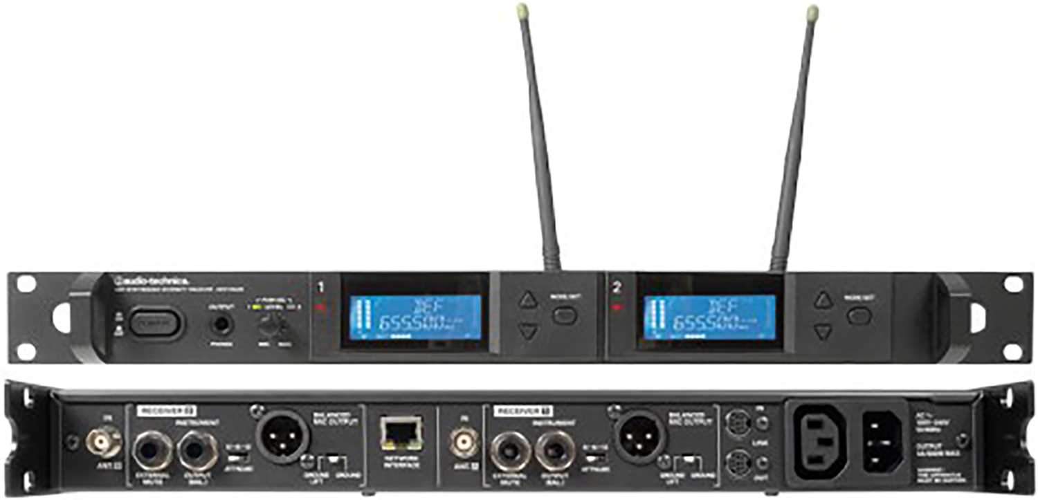 Audio Technica AEW-5416a Dual Wireless Mic System - Solotech