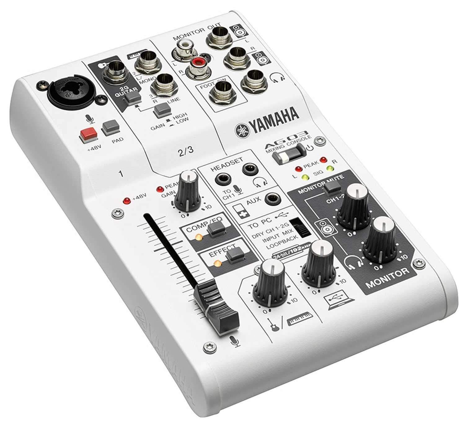 Yamaha AG03 3-Channel USB Audio Interface & Mixer