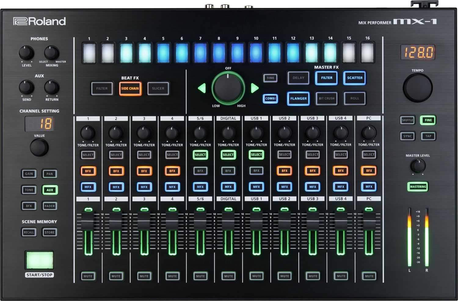 Roland AIRA MX-1 18-Channel Performance Mixer - Solotech