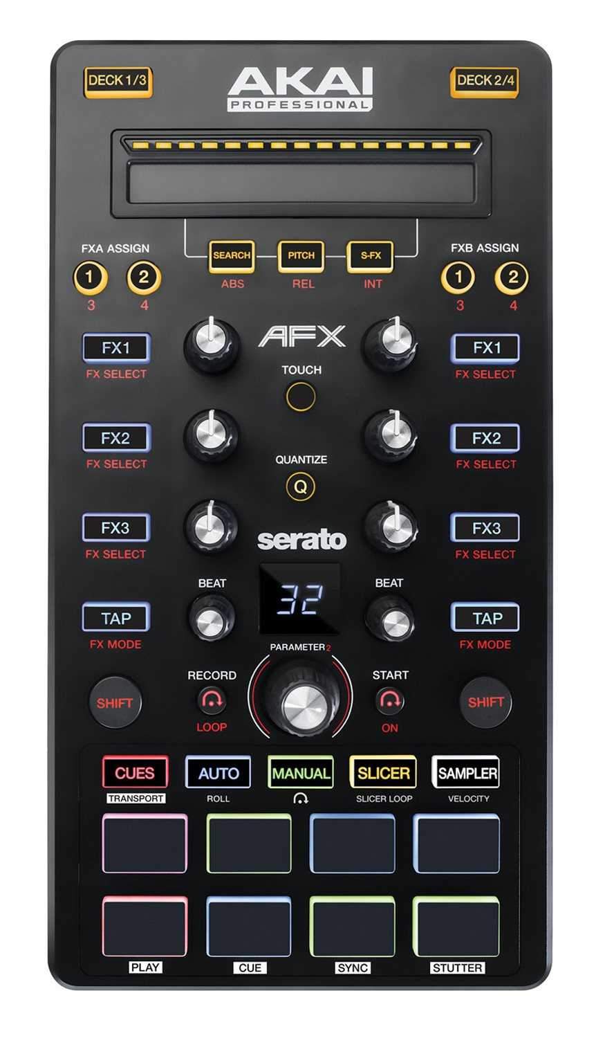 AKAI AFX 4 Deck Advanced FX Serato DJ Controller - Solotech