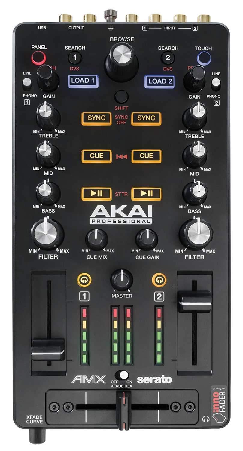 Akai AMX DJ Mixer w/ shops custom fitted crib