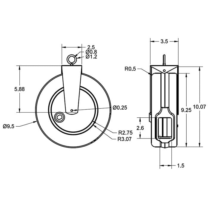 Stage Ninja STX-20-4 20 Foot Retractable 12/3 Power Reel - PSSL ProSound and Stage Lighting