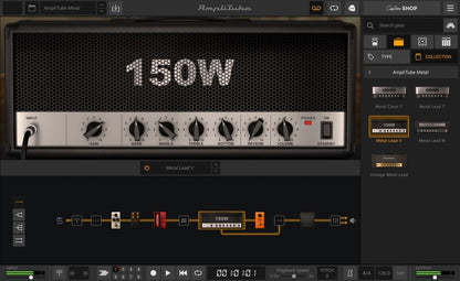 AmpliTube Metal Guitar Amplifier Effects Software - PSSL ProSound and Stage Lighting