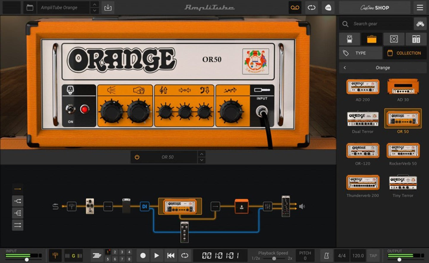 AmpliTube Orange Guitar Amplifier Effects Software - PSSL ProSound and Stage Lighting