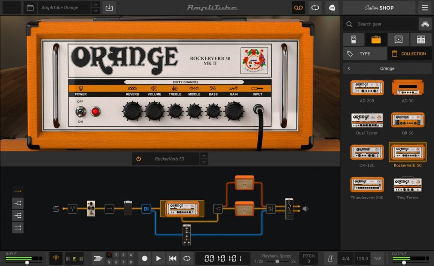 AmpliTube Orange Guitar Amplifier Effects Software - PSSL ProSound and Stage Lighting