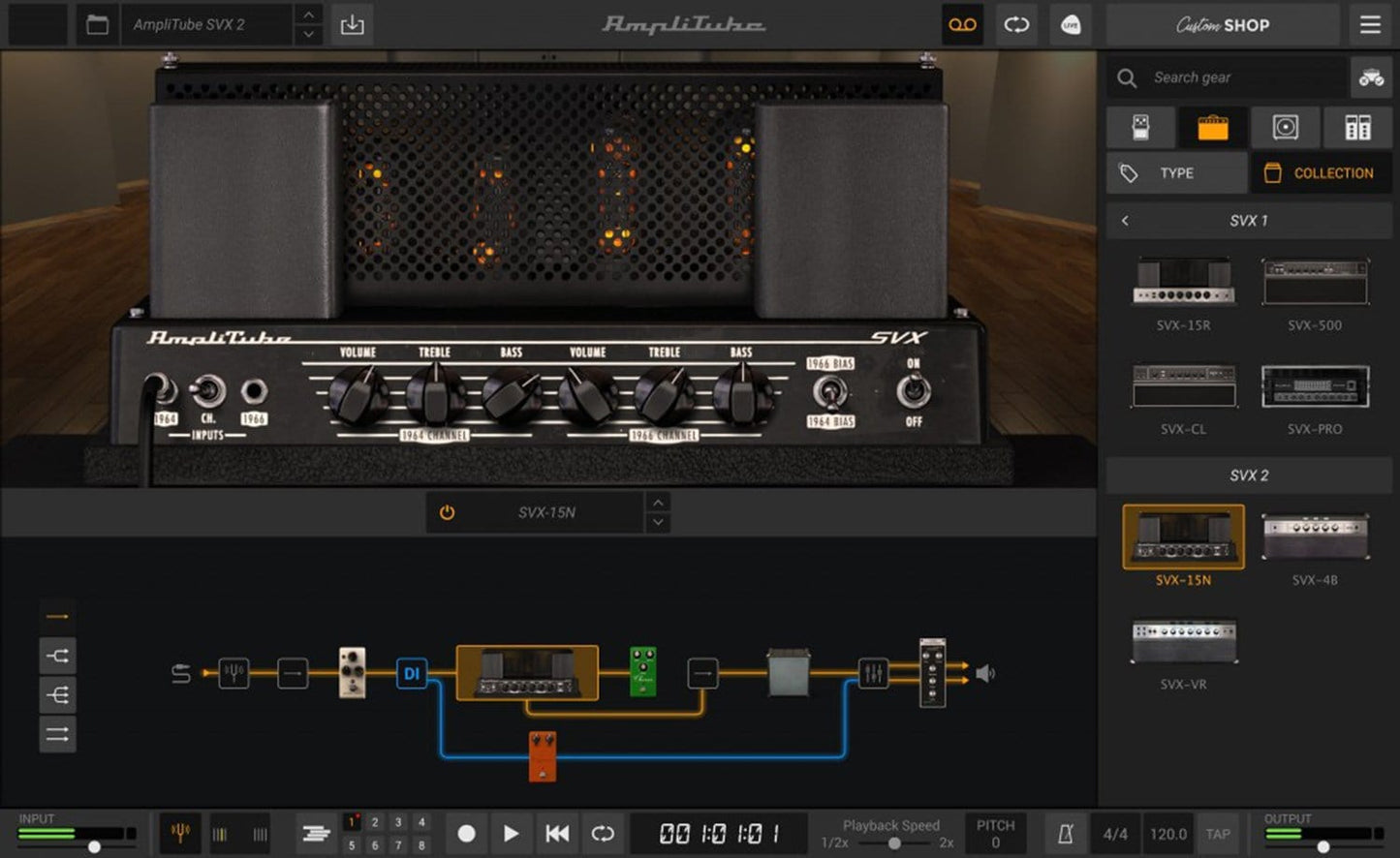 AmpliTube SVX 1 & 2 Models Based on the Ampeg Line - PSSL ProSound and Stage Lighting