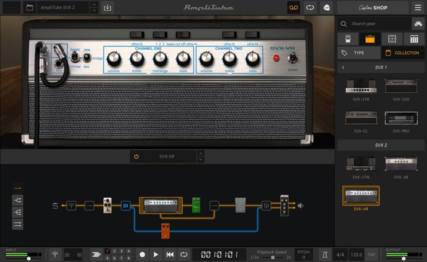 AmpliTube SVX 2 Models based on the Ampeg Line - PSSL ProSound and Stage Lighting