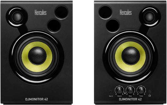 Hercules DJ Monitor 42 4-Inch Powered Studio Monitors - ProSound and Stage Lighting