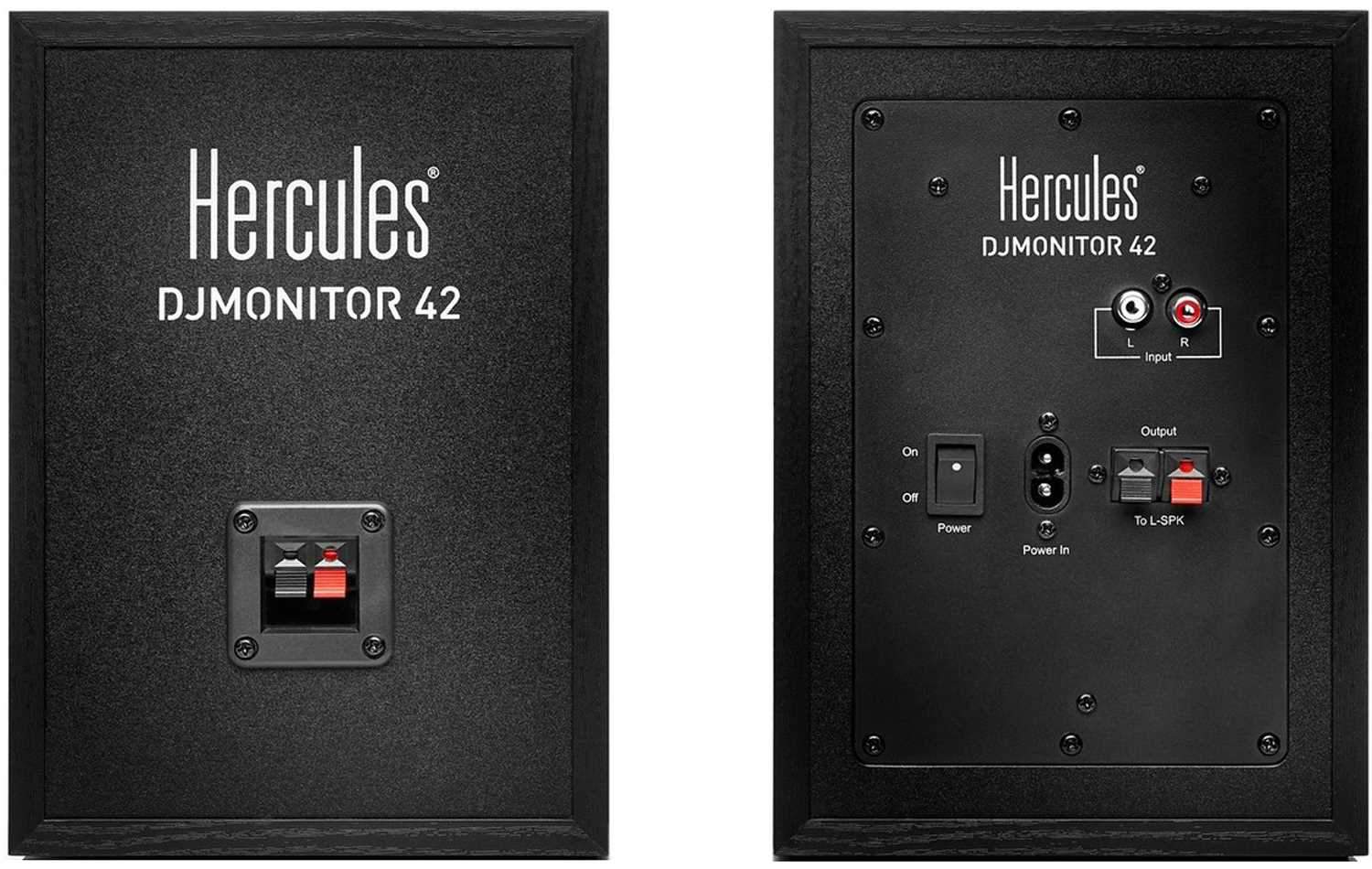 Hercules DJ Monitor 42 4-Inch Powered Studio Monitors - ProSound and Stage Lighting