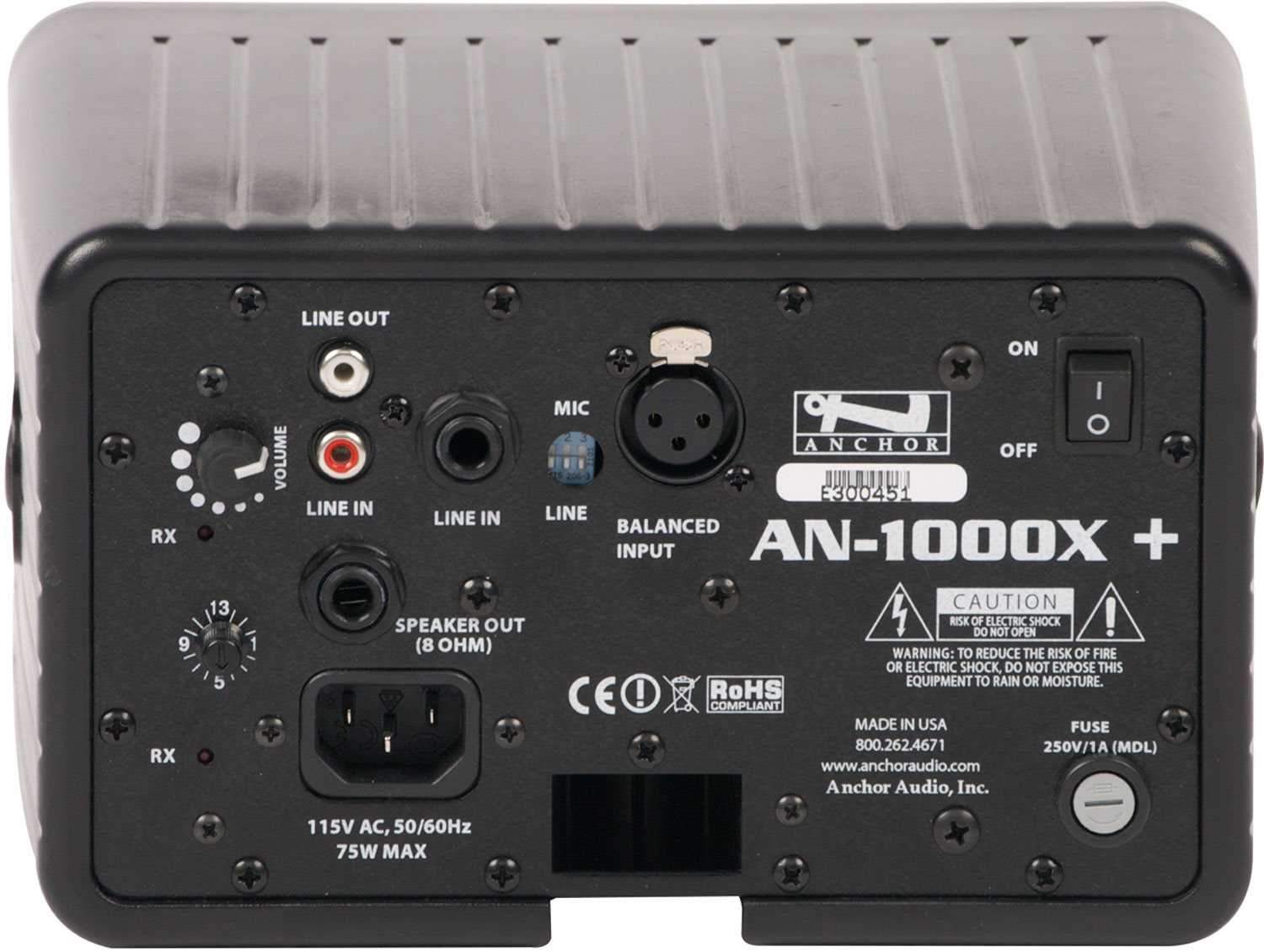 Anchor AN-1000XF1-Plus with 1 Wireless Receiver - Solotech