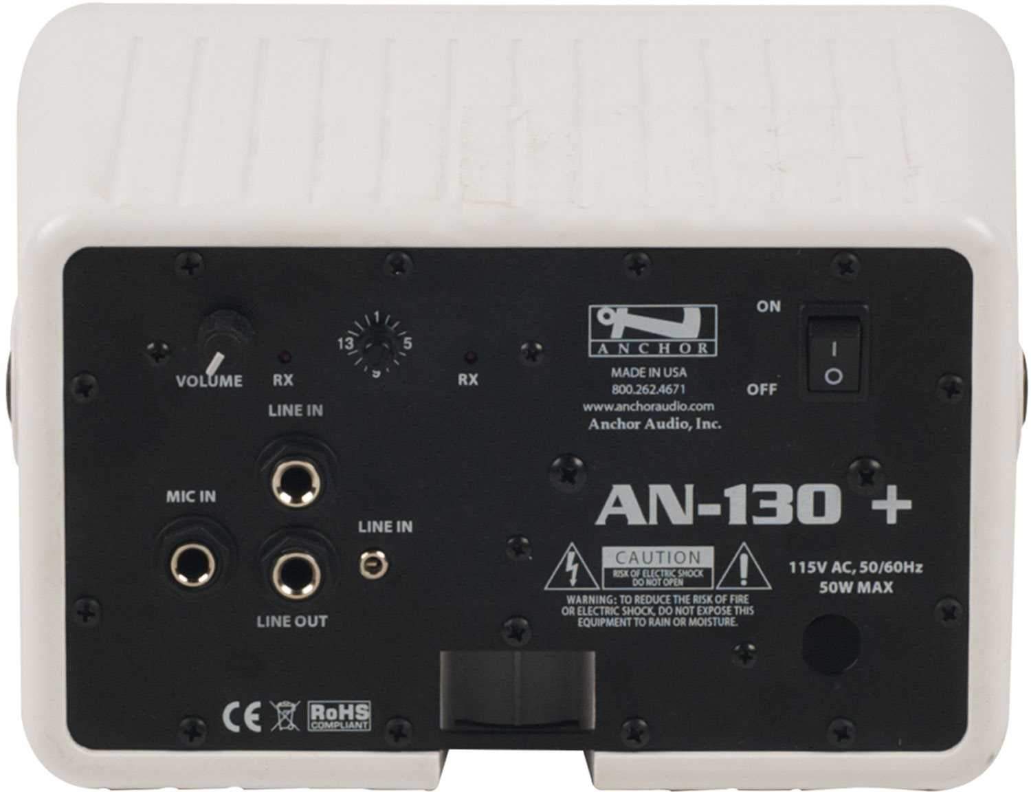 Anchor AN-130F1-Plus with 1 Wireless Receiver - White - Solotech