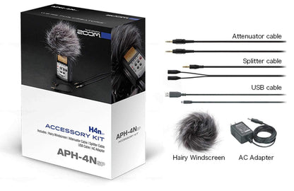 Zoom APH-4NSP Accessory Pack for H4N Pro Recorder - Solotech