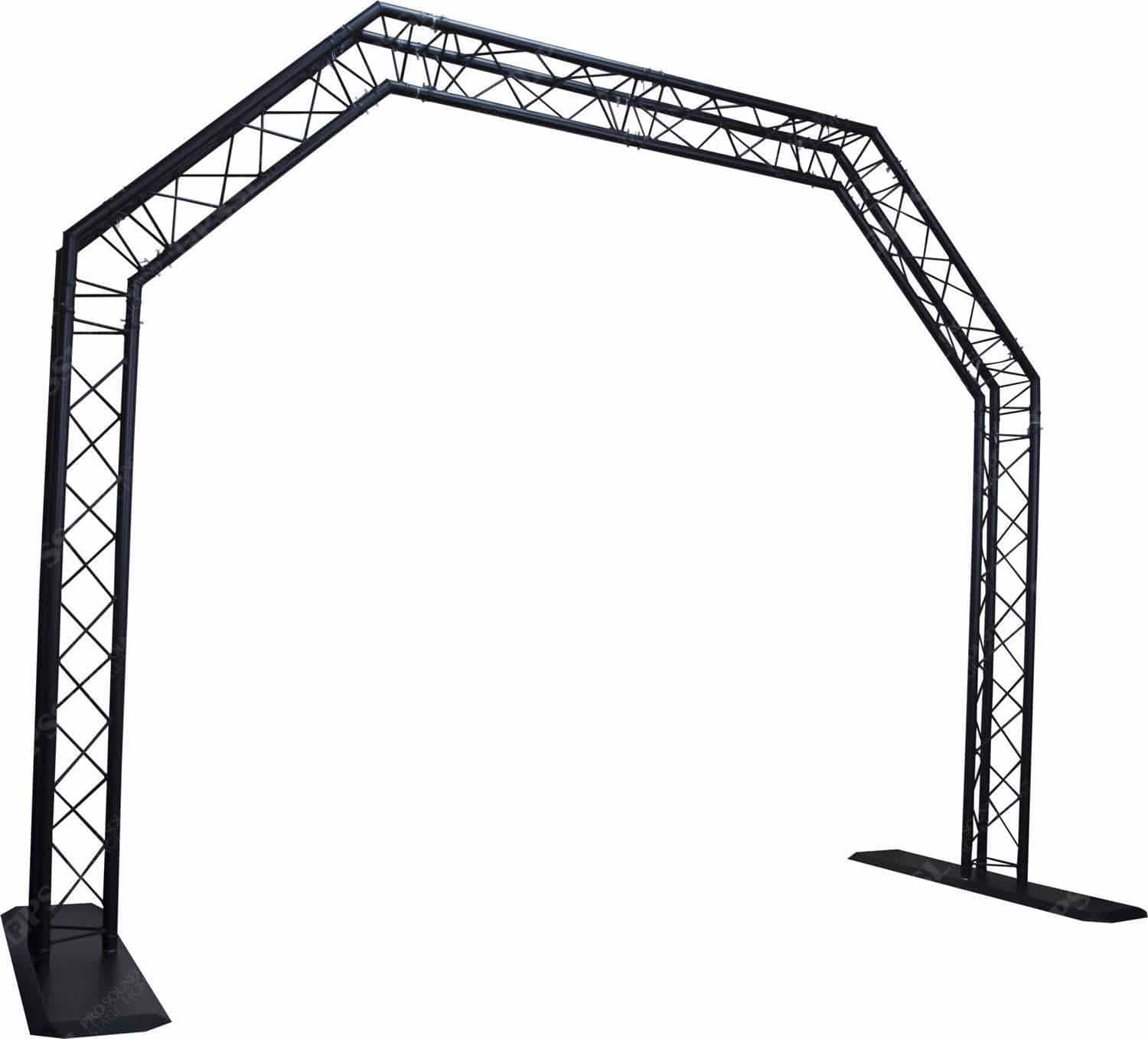 Global Truss Mini Truss Arch System 1 in Black - Solotech