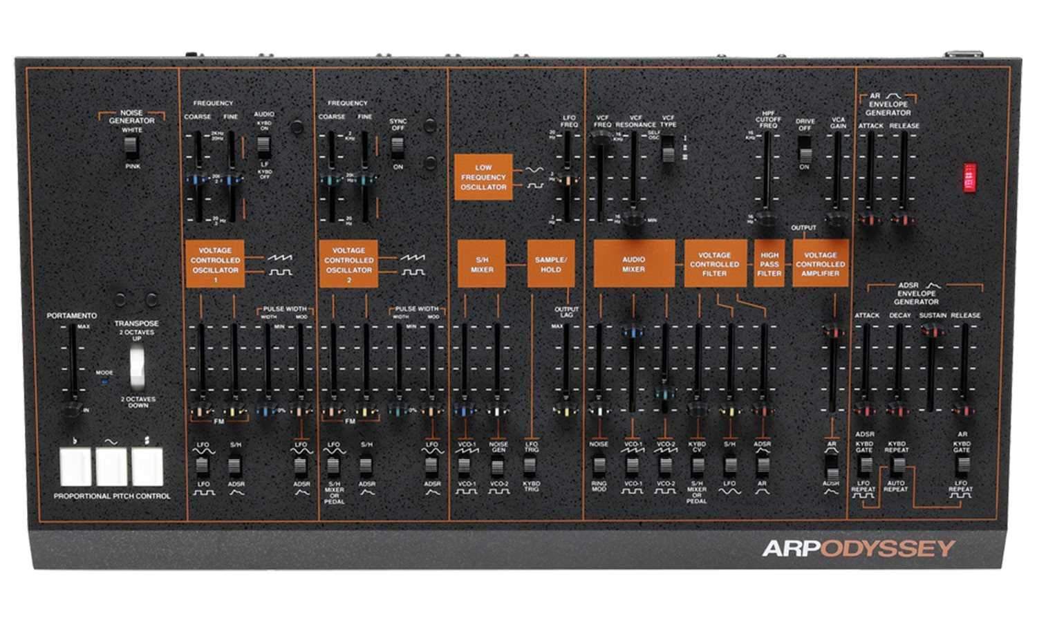 Korg ARP Odyssey Synthesizer Module in Black - Solotech