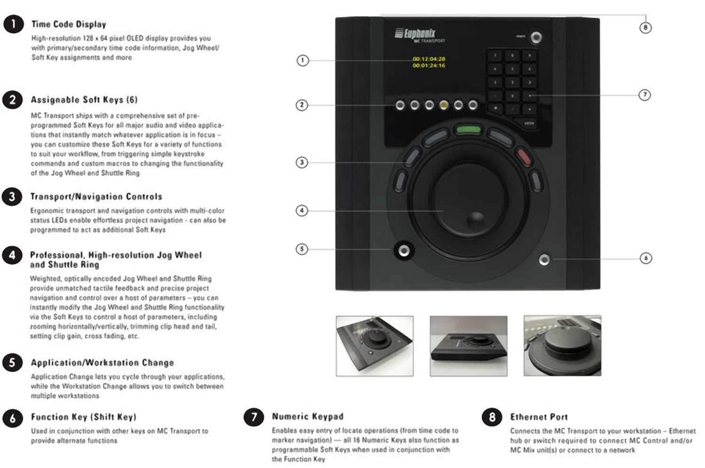 Avid Artist-Transport DAW EUCON Navigation Control - Solotech