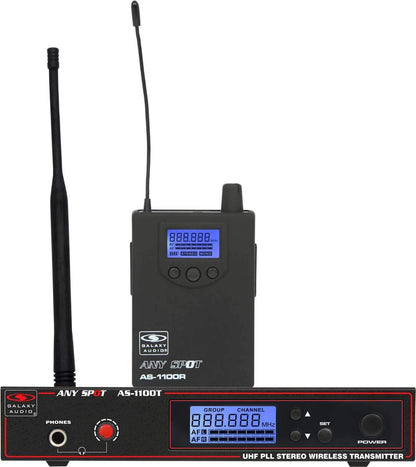 Galaxy Audio AS-1100 UHF Wireless Personal Monitor - ProSound and Stage Lighting