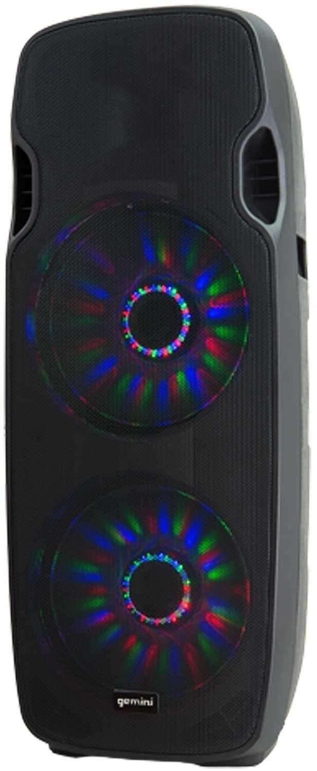 Gemini AS-215BLU-LT 2X15" Powered Speaker with LED - PSSL ProSound and Stage Lighting