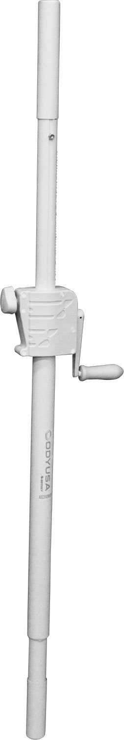 Odyssey ASCE42WHT Crank Speaker Pole Extension White - ProSound and Stage Lighting