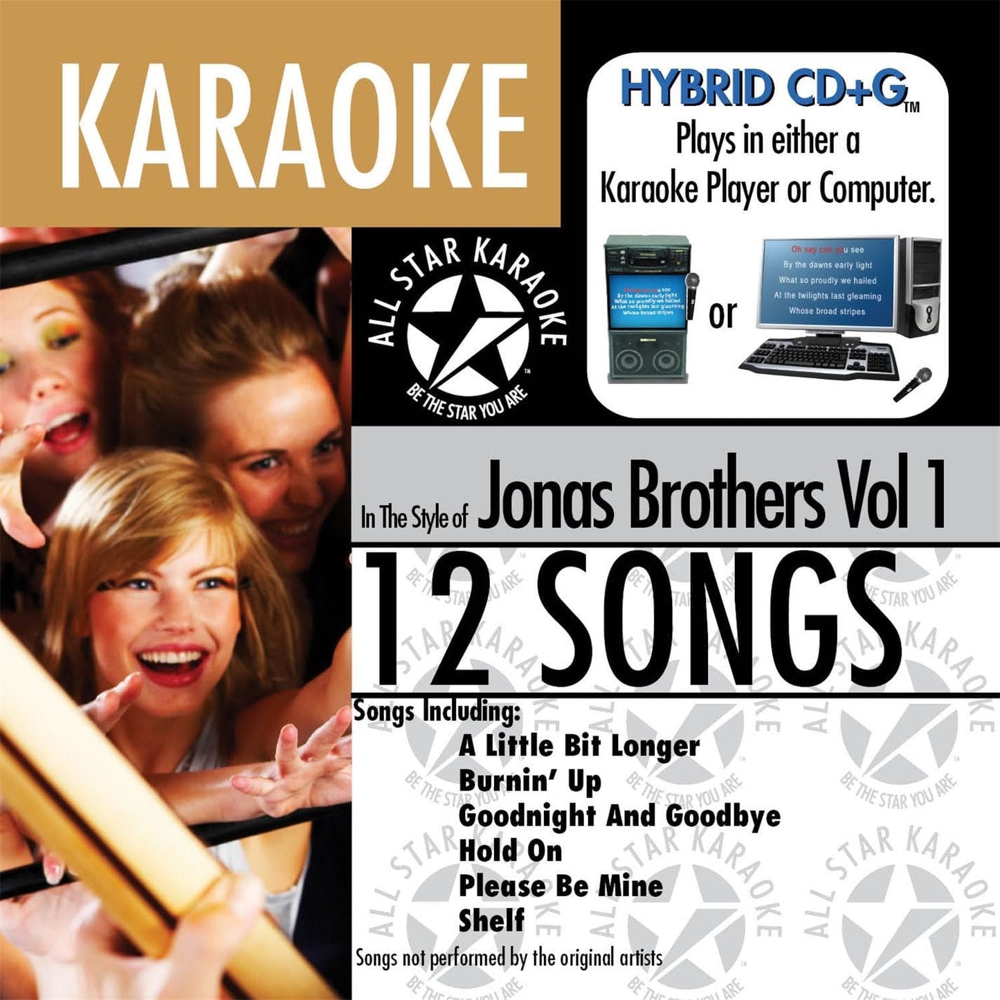 All Star Karaoke ASK-1559 Jonas Brothers Songs - Solotech