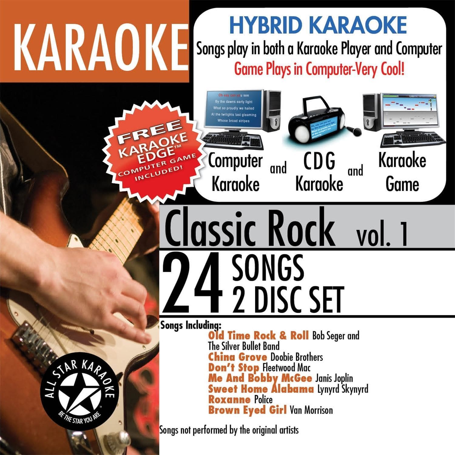 All Star Karaoke ASK-47 Classic Rock Song Pack - Solotech