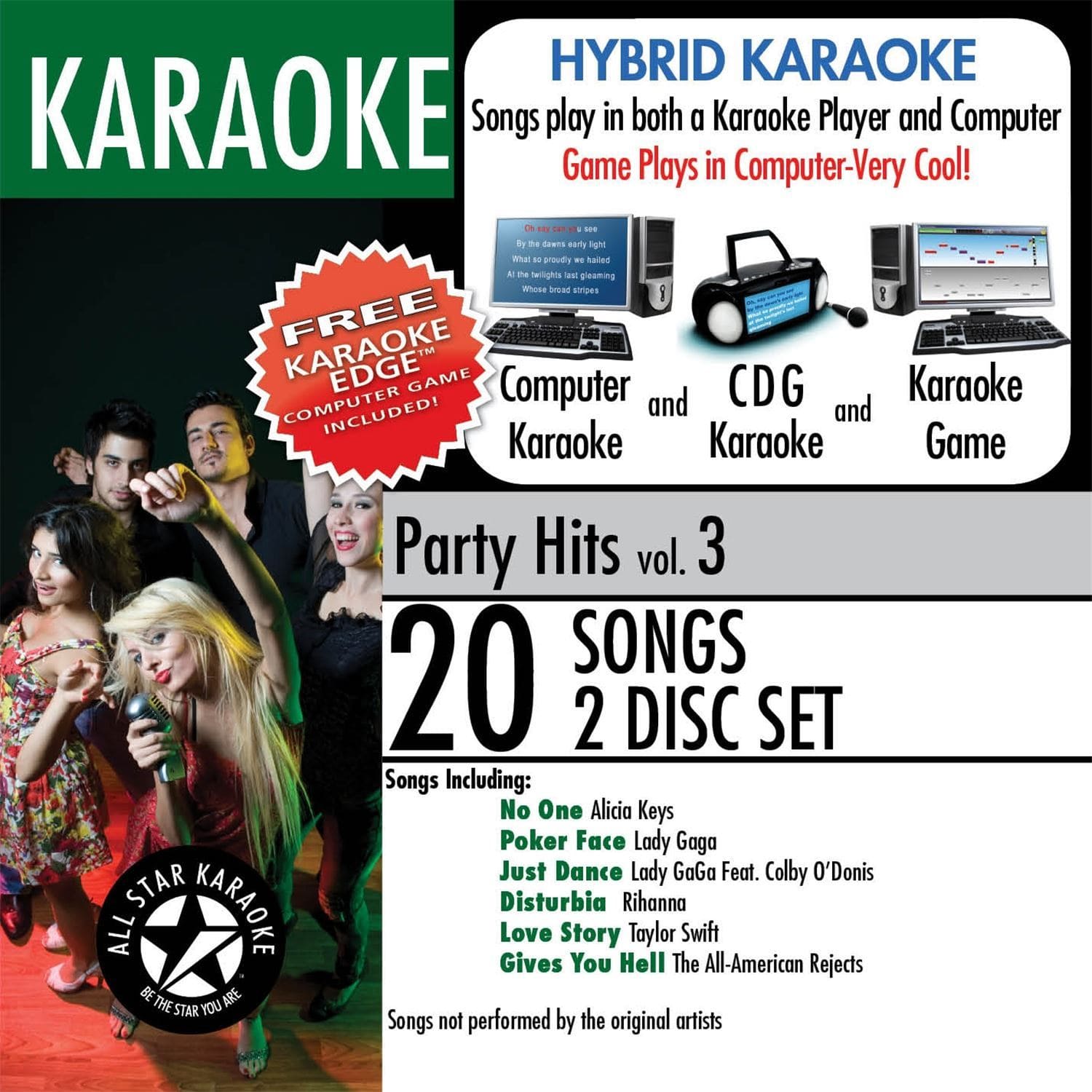 All Star Karaoke ASK-97 Party Song Pack V3 - Solotech