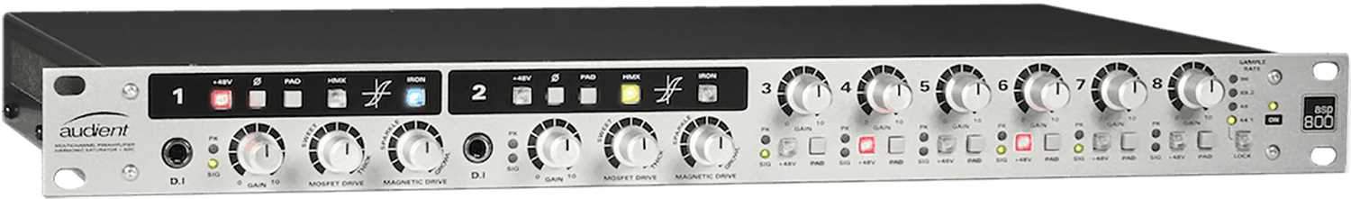 Audient ASP800 8-Channel Mic Preamp - ProSound and Stage Lighting