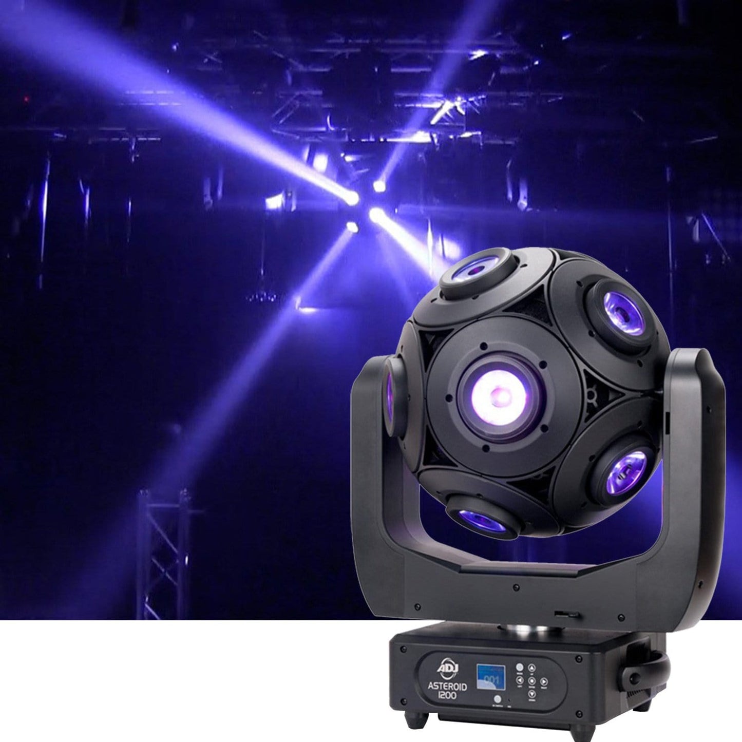 ADJ American DJ Asteroid 1200 12x15-Watt RGBW Spherical LED Light - ProSound and Stage Lighting