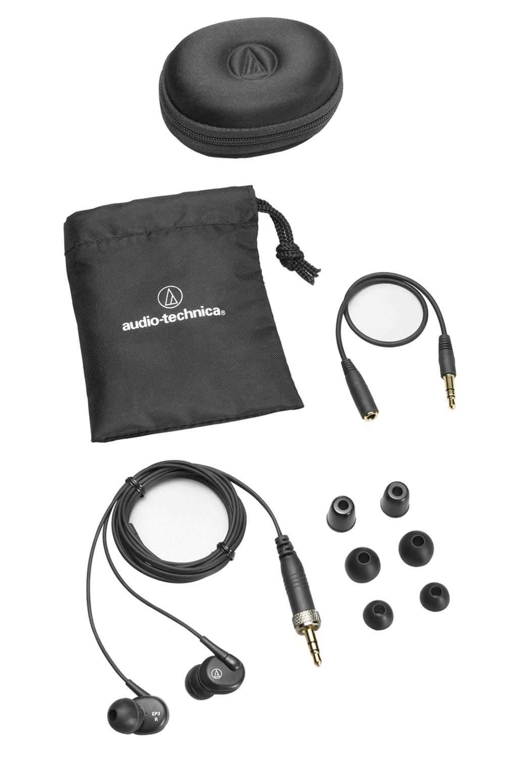 Audio Technica EP3 In Ear Headphones For M2 or M3 - Solotech