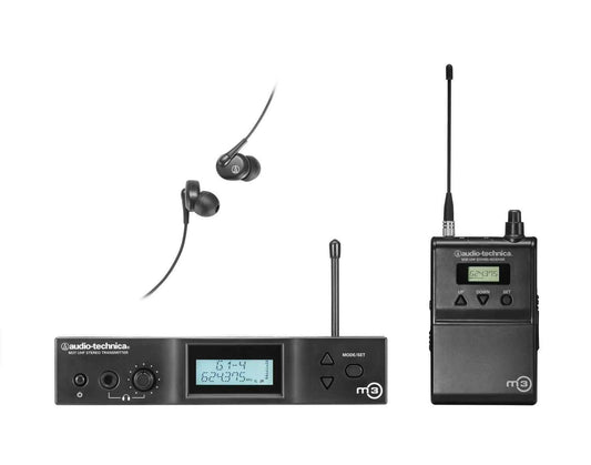 Audio Technica M3 Wireless In Ear Monitor System - Solotech