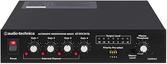 Audio Technica AT-MX341B 4Ch Automatic Mixer - Solotech