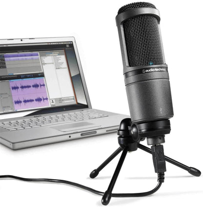 Audio Technica AT2020USB-Plus Deluxe USB Microphone - Solotech