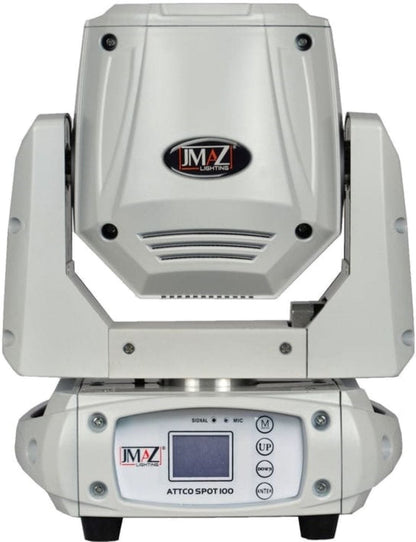 JMAZ Attco Spot 100 75 Watt LED Moving Head In White - PSSL ProSound and Stage Lighting