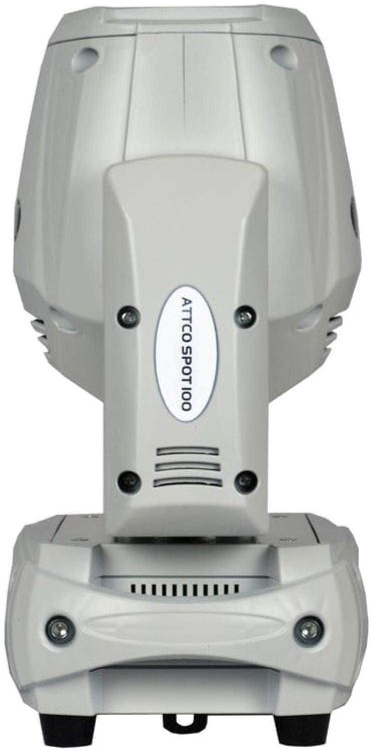 JMAZ Attco Spot 100 75 Watt LED Moving Head In White - PSSL ProSound and Stage Lighting