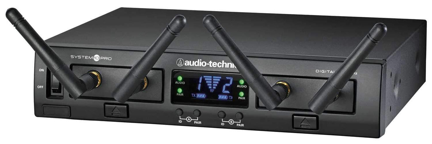 Audio-Technica ATW-1322 System 10 PRO Wireless Dual Handheld Microphone System - ProSound and Stage Lighting