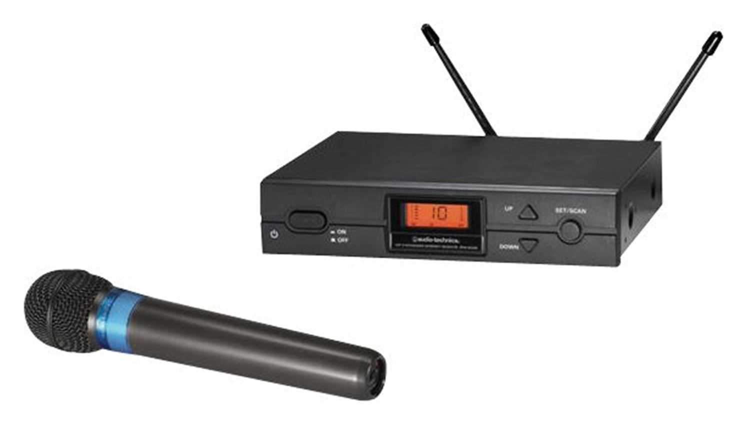 Audio Technica ATW-2120-AD Handheld Wireless Microphone System - Solotech