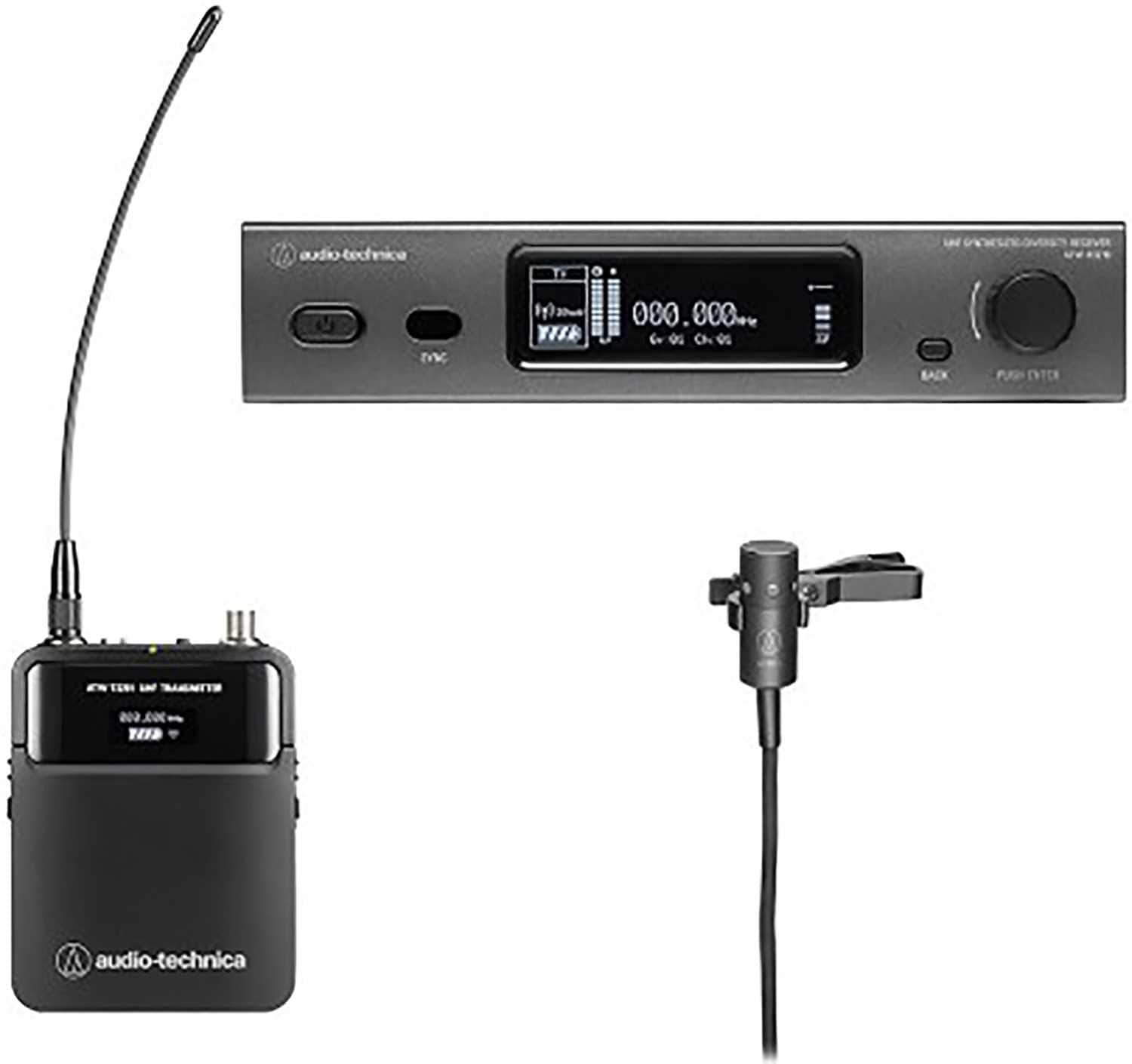 Audio Technica ATW-3211-831EE1 3000 Wireless Lavalier Mic System - ProSound and Stage Lighting