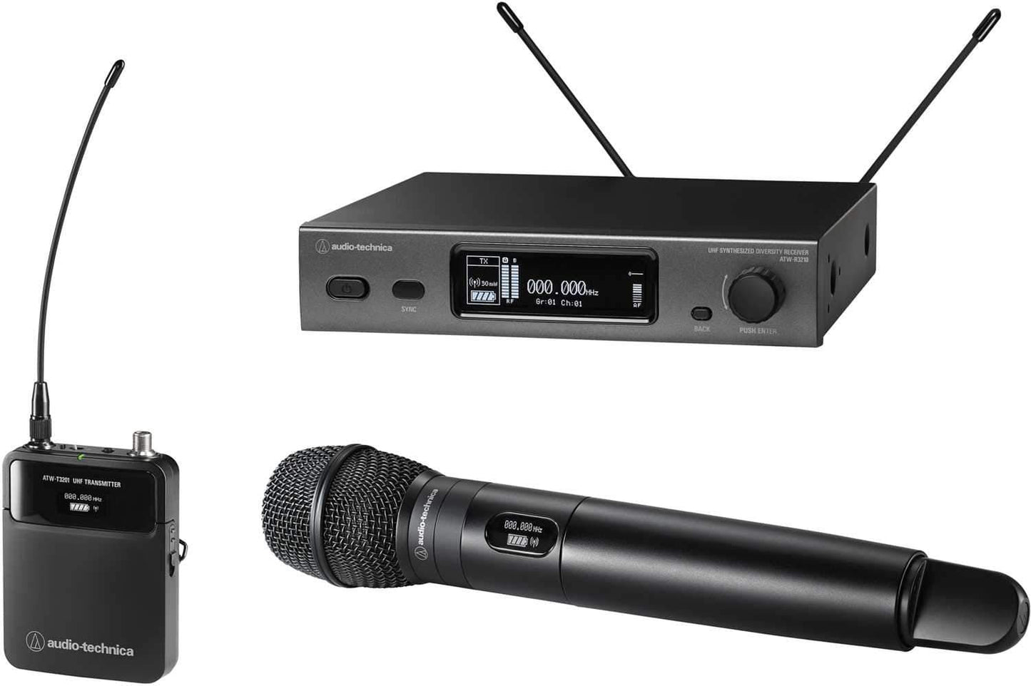 Audio Technica ATW-3212/C510 3000 Series Wireless Handheld Mic DE2 - ProSound and Stage Lighting